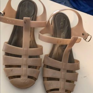 Chanel Jellies with sock